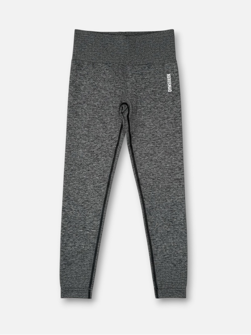 GYMSHARK‎ Adapt Marl Seamless Leggings M Gray High Rise Ankle Gym Workout Studio